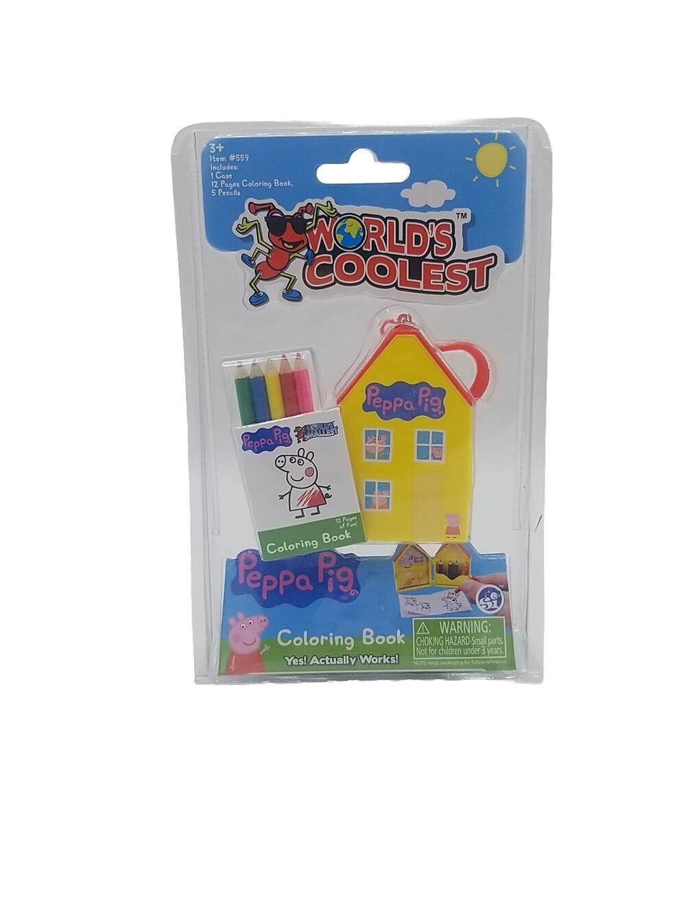 World's Coolest Peppa Pig Coloring Book NEW SEALED